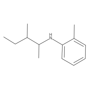 2-methyl-N-(3-methylpentan-2-yl)aniline结构式