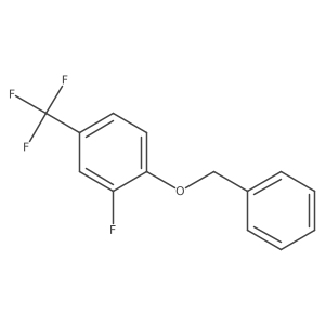 1-(Benzyloxy)-2-fluoro-4-(trifluoromethyl)benzene Structure