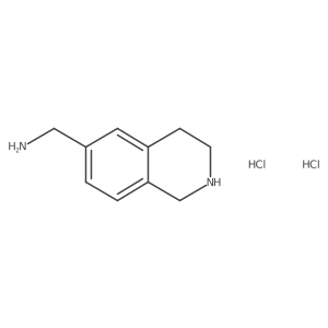 1-(1,2,3,4-Tetrahydroisoquinolin-6-yl)methanamine dihydrochloride Structure