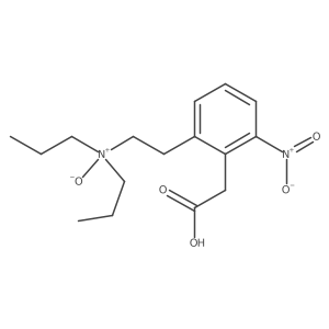2-[2-(Di-N-propylamino)ethyl]-6-nitrophenyl Acetic Acid-N-oxide结构式