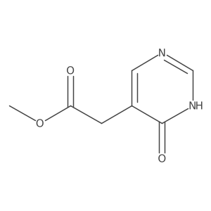 Methyl 2-(4-hydroxypyrimidin-5-yl)acetate Structure