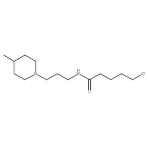 5-Chloro-N-[3-(4-methyl-1-piperidinyl)propyl]pentanamide Structure