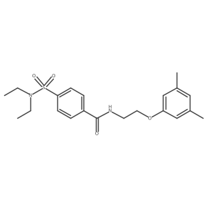 4-(N,N-diethylsulfamoyl)-N-(2-(3,5-dimethylphenoxy)ethyl)benzamide Structure