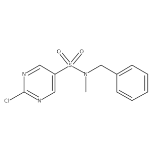 5-Pyrimidinesulfonamide, 2-chloro-N-methyl-N-(phenylmethyl)-结构式