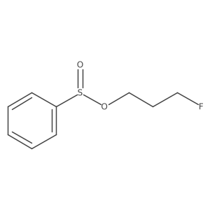 3-Fluoropropyl benzenesulfinate Structure