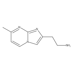 2-(7-Methylimidazo[1,2-a]pyrimidin-2-yl)ethanamine结构式