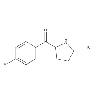 2-(4-Bromobenzoyl)pyrrolidine hydrochloride Structure