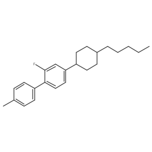 2-Fluoro-4'-methyl-4-(trans-4-pentylcyclohexyl)-1,1'-biphenyl Structure