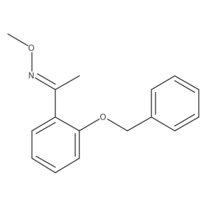 1-[2-(Phenylmethoxy)phenyl]ethanone O-methyloxime结构式
