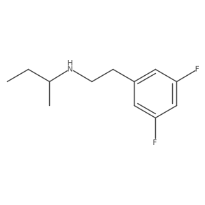 n-(3,5-Difluorophenethyl)butan-2-amine Structure