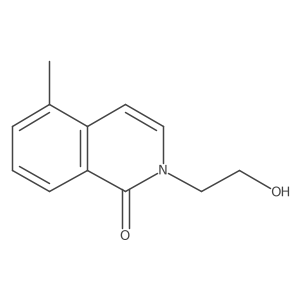 2-(2-Hydroxyethyl)-5-methyl-1(2h)-isoquinolinone Structure