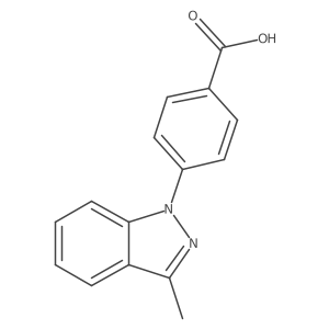 4-(3-Methyl-indazol)-benzoic acid Structure