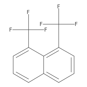 1,8-Bis(trifluoromethyl)naphthalene结构式