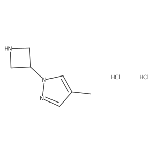 1-(azetidin-3-yl)-4-methyl-1H-pyrazole dihydrochloride Structure