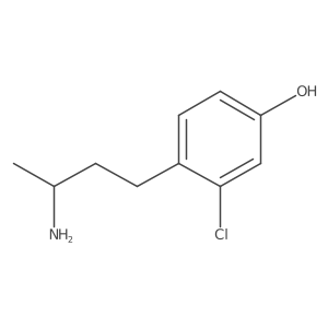 4-[(3S)-3-aminobutyl]-3-chlorophenol Structure