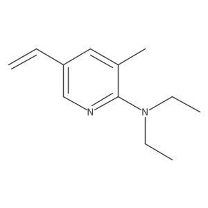 Diethyl-(3-methyl-5-vinyl-pyridin-2-yl)-amine结构式