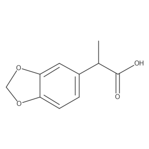 (2r)-2-(1,3-Dioxaindan-5-yl)propanoic acid Structure