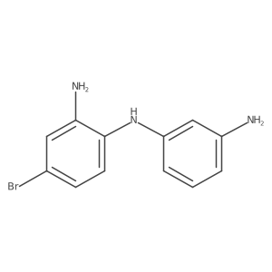 N1-(3-aminophenyl)-4-bromobenzene-1,2-diamine结构式