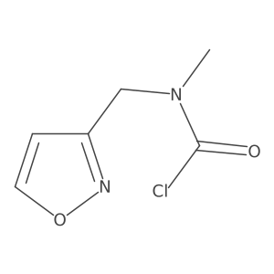 N-(3-isoxazolylmethyl)-N-methylCarbamic chloride结构式