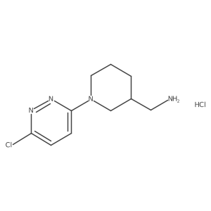 (1-(6-Chloropyridazin-3-yl)piperidin-3-yl)methanamine hydrochloride结构式