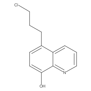 5-(3-Chloropropyl)-8-quinolinol Structure
