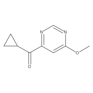 Cyclopropyl(6-methoxypyrimidin-4-yl)methanone Structure