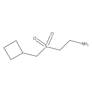 2-((Cyclobutylmethyl)sulfonyl)ethan-1-amine Structure