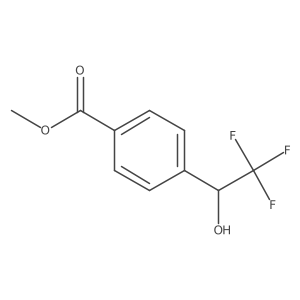 methyl4-[(1S)-2,2,2-trifluoro-1-hydroxyethyl]benzoate结构式