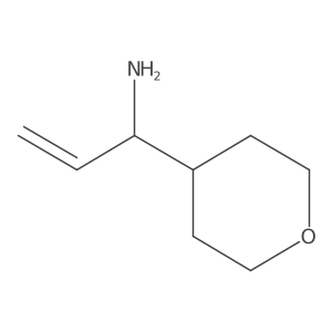 1-(Oxan-4-yl)prop-2-en-1-amine Structure