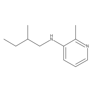 2-methyl-N-(2-methylbutyl)pyridin-3-amine结构式