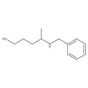 4-(Benzylamino)pentan-1-ol结构式