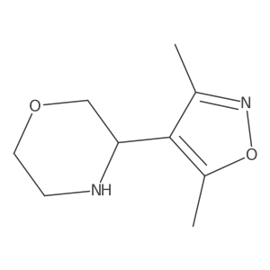 3-(Dimethyl-1,2-oxazol-4-yl)morpholine Structure