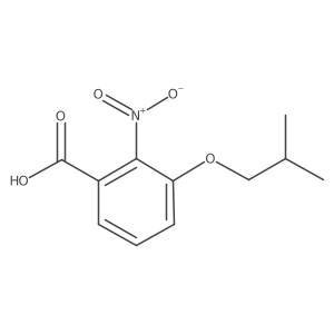 3-Isobutoxy-2-nitrobenzoic acid Structure