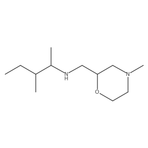 [(4-Methylmorpholin-2-yl)methyl](3-methylpentan-2-yl)amine Structure