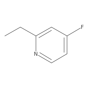 2-Ethyl-4-fluoropyridine结构式