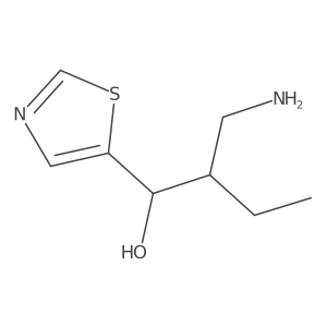 2-(Aminomethyl)-1-(1,3-thiazol-5-yl)butan-1-ol Structure