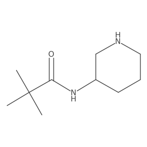 2,2-dimethyl-N-[(3R)-piperidin-3-yl]propanamide Structure
