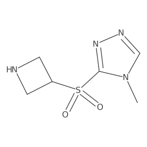 3-(azetidin-3-ylsulfonyl)-4-methyl-1,2,4-triazole Structure