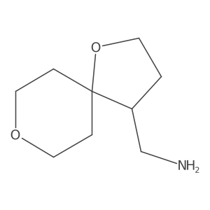 {1,8-Dioxaspiro[4.5]decan-4-yl}methanamine结构式