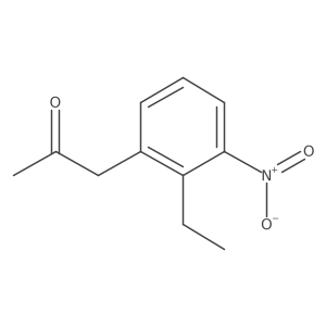 1-(2-Ethyl-3-nitrophenyl)propan-2-one Structure