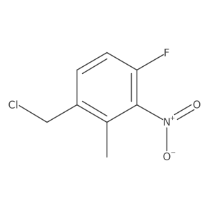 1-(Chloromethyl)-4-fluoro-2-methyl-3-nitrobenzene结构式