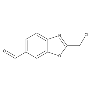 2-(Chloromethyl)benzo[d]oxazole-6-carboxaldehyde Structure