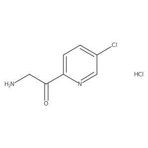 2-Amino-1-(5-chloropyridin-2-yl)ethanone Hydrochloride结构式