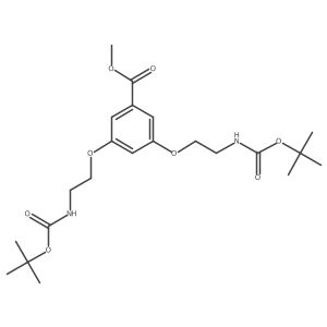 Methyl 3,5-di (2-t-butoxycarbonylaminoeth-oxy)benzoate Structure