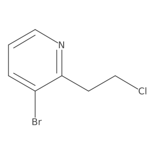 3-Bromo-2-(2-chloroethyl)pyridine Structure