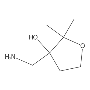 3-(Aminomethyl)-2,2-dimethyloxolan-3-ol Structure