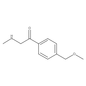 1-[4-(Methoxymethyl)phenyl]-2-(methylamino)ethan-1-one Structure