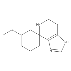 5-Methoxy-3',5',6',7'-tetrahydrospiro[cyclohexane-1,4'-imidazo[4,5-c]pyridine] Structure