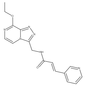 (Z)-N-((8-ethoxy-[1,2,4]triazolo[4,3-a]pyrazin-3-yl)methyl)-3-(pyridin-3-yl)acrylamide Structure