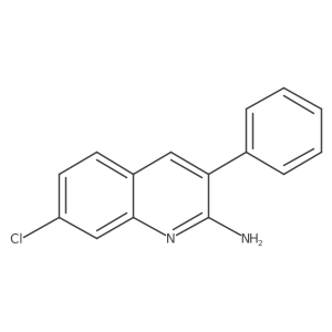 2-Amino-7-chloro-3-phenylquinoline Structure